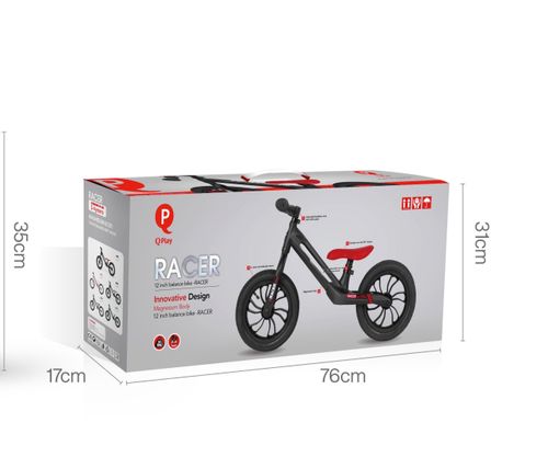 Qplay Rowerek Biegowy Racer Black na Arena.pl