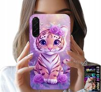 ETUI DO SAMSUNG GALAXY A36 5G - SŁODKI TYGRYSEK NA RÓŻOWYM TLE + SZKŁO