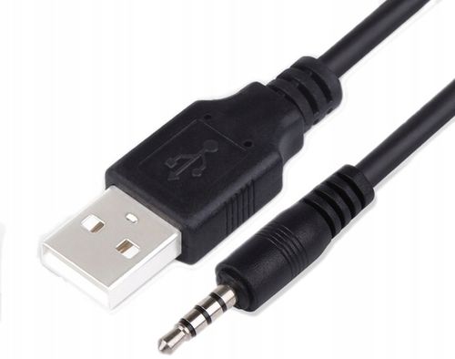 KABEL USB ŁADOWARKA AUX USB-A NA JACK 3,5MM 100CM na Arena.pl