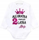 Body dł rękaw Ale gratka mam 2 latka IMIĘ r. 98