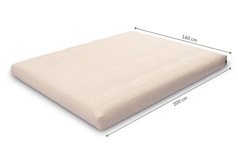 Materac 160x200 z kokosem - Pascall Futon Medium Coco - Ecru zdjęcie 11