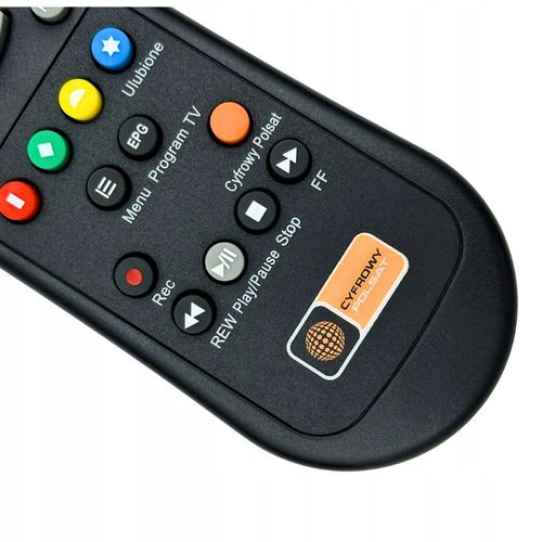 Oryginalny Pilot Cyfrowy Polsat HD2000 HD3000 HD5000 + baterie GP 2szt na Arena.pl