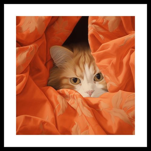 Plakat 30x30cm Ukryty Kot na Arena.pl