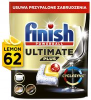 Finish Ultimate Plus Kapsułki do Zmywarki 62 Lemon