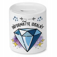 Dla Informatyka Skarbonka Na Urodziny Na Prezent Z Nadrukiem Ze Zdjęciem