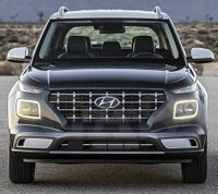 Hyundai Venue - Chromowane Listwy Grill Chrom Atrapy Zderzaka Tuning