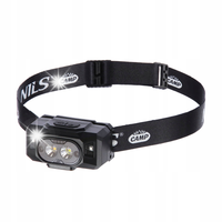 Mocna Latarka Lampa Lampka LED NILS Wodoodporna Mocna Solidna Na Czoło USB