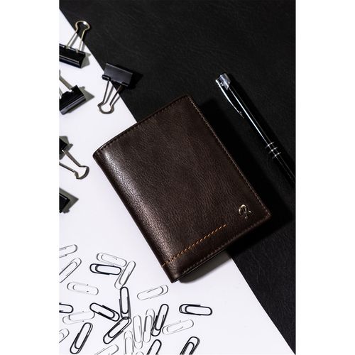 męski portfel ze skóry naturalnej z zakładkami na karty - rovicky na Arena.pl