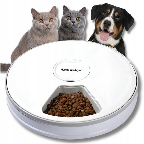 Automatyczny podajnik karmy dla kota psa królika kotów dozownik karmy miska na Arena.pl