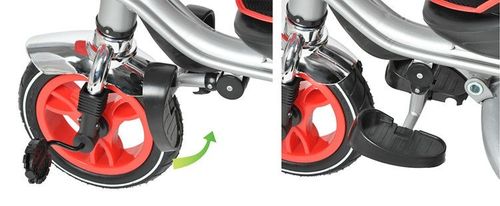 Rowerek trzykołowy Kruzzel RT6051 czerwony na Arena.pl