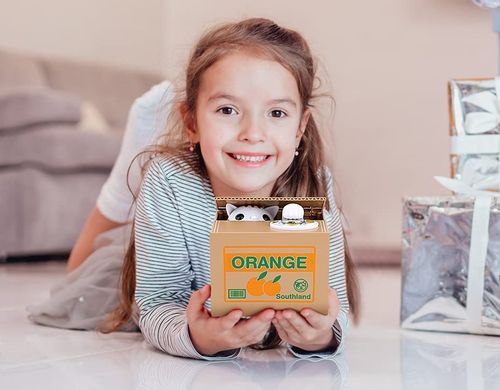 SKARBONKA KOTEK KOT INTERAKTYWNA AUTOMAT MIAUCZY ZŁODZIEJASZEK ZABAWKA na Arena.pl