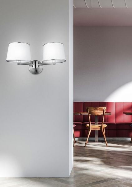 Ibis kinkiet 2x40W E14 satyna zdjęcie 3