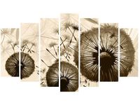 80CM 140CM OBRAZ 7 ELEM DMUCHAWCE BEŻU ŚCIENNY