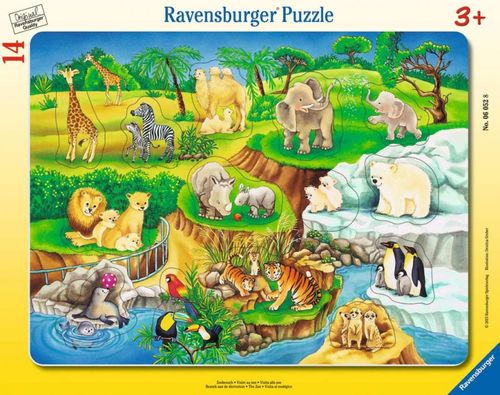 Puzzle 14 Elementów Wizyta W Zoo na Arena.pl