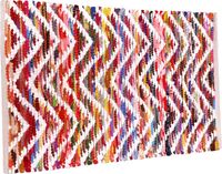 Dywan Juta Naturalna Ręcznie Tkany 60x90 cm Kolorowy Prostokątny Do Salonu