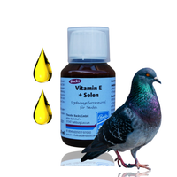 Vitamin E 100ml - Wydolność, Płodność i Energia dla Gołębi