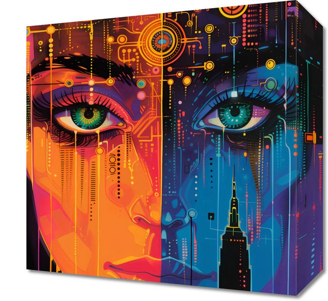 Obraz 30x30cm Cyfrowa Psyche zdjęcie 1