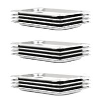 Pojemniki gastronomiczne 12 szt. GN 1/3, 20 mm, stal nierdzewna