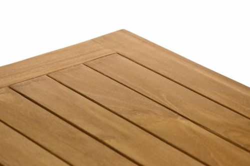 Stolik tekowy DIVERO - 50 cm D47267 na Arena.pl