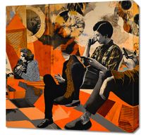 Obraz 60x60cm Przestrzeń Do Dialogu