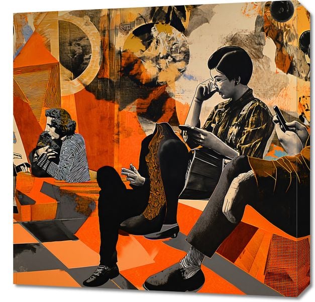 Obraz 60x60cm Przestrzeń Do Dialogu zdjęcie 1