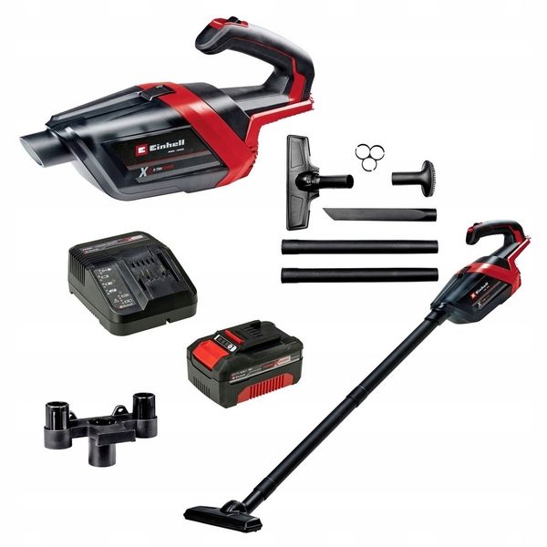 Odkurzacz AKUMULATOROWY ręczny 0.6L akumulator 18V Einhell Power X-Change zdjęcie 1
