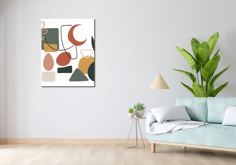 Obraz 70x90cm Formy Wyzwolone zdjęcie 2