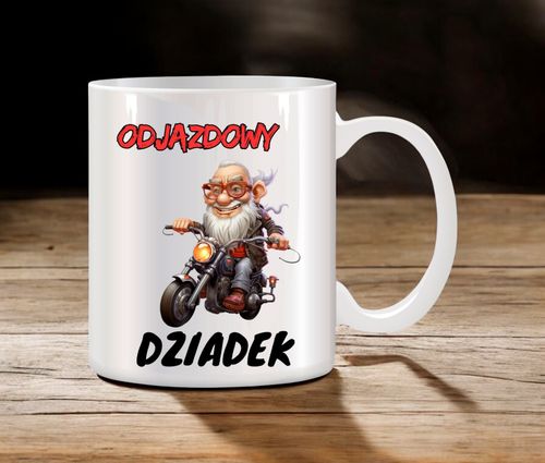 KUBEK Z NADRUKIEM ŚMIESZNY PREZENT DZIEŃ DZIADKA URODZINY IMIENINY DZIADEK na Arena.pl