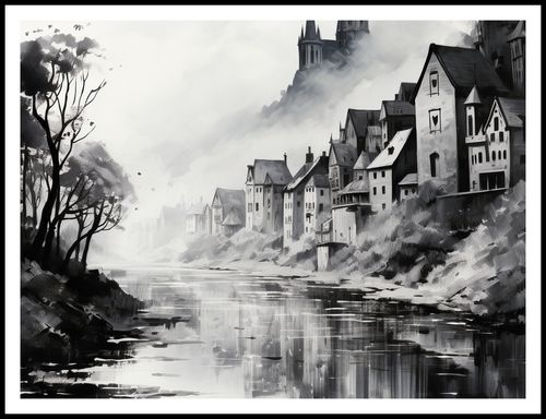 Plakat 100x75cm Mglisty Refleks na Arena.pl