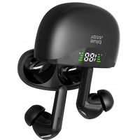 Czarne słuchawki T60 earbuds wireless dokanał do Google Pixel 10 Pro