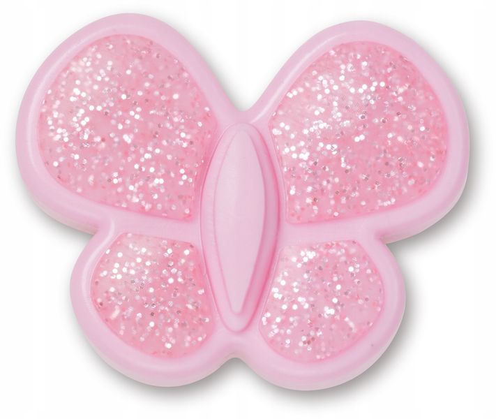 Przypinka Ozdoba Crocs Charms Jibbitz Pin Do Butów Tiny Pink Butterfly zdjęcie 1