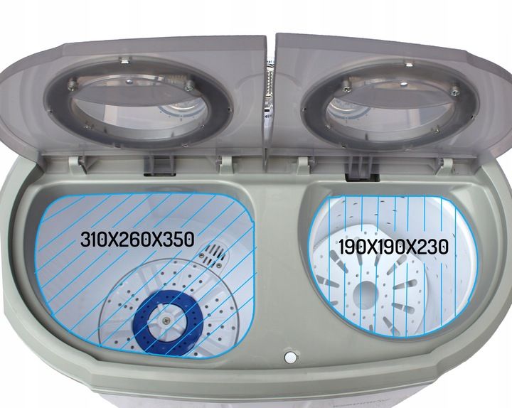 PRALKA WIRÓWKA TURYSTYCZNA CAMRY CR8052 WSAD 3kg zdjęcie 2