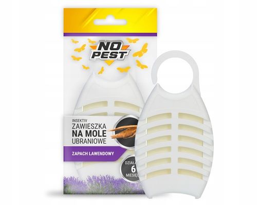 LAWENDOWA ZAWIESZKA ŚRODEK NA MOLE UBRANIOWE ODZIEŻOWE NO PEST (5 SZT) na Arena.pl