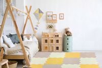 Mata piankowa puzzle piankowe duża dzieci duża gruba kontrastowa 12w1