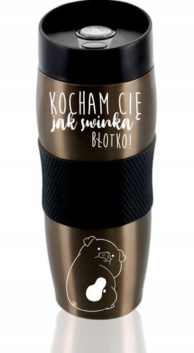 Kubek termiczny SUPER prezent na WALENTYNKI hit na Arena.pl