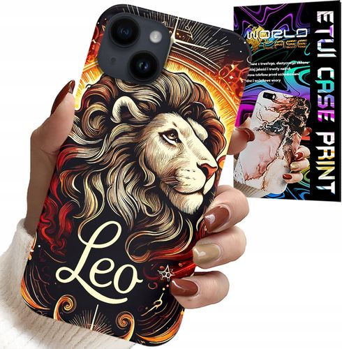 ETUI DO IPHONE 15 - LEW, ZNAK ZODIAKU ASTRONOMIA, CASE + SZKŁO na Arena.pl