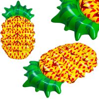 MATERAC PLAŻOWY ANANAS xxxl dmuchany DO PŁYWANIA