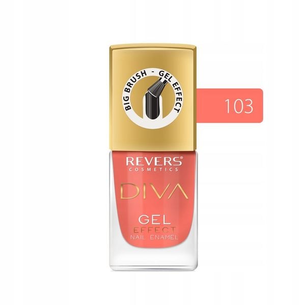 r nail polish diva gel effect 103 tips zdjęcie 1