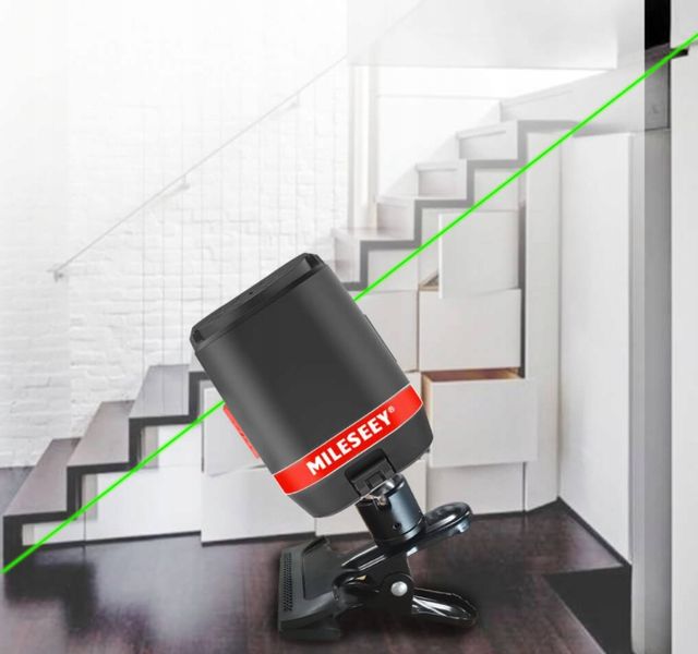 Laser Krzyżowy Poziomica 12m Mini MILESEEY L62R zdjęcie 3