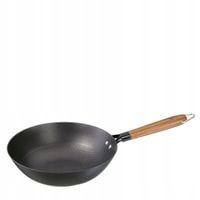 Wok żeliwny z powłoką nieprzywierającą KUCHENPROFI śred. 28 cm czarny