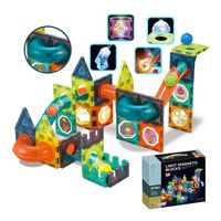 WOOPIE Klocki Magnetyczne Tor Kulkowy Swietlny