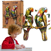 Puzzle Drewniane Eko 120 El. Papużki Faliste A3 Puza3-01213