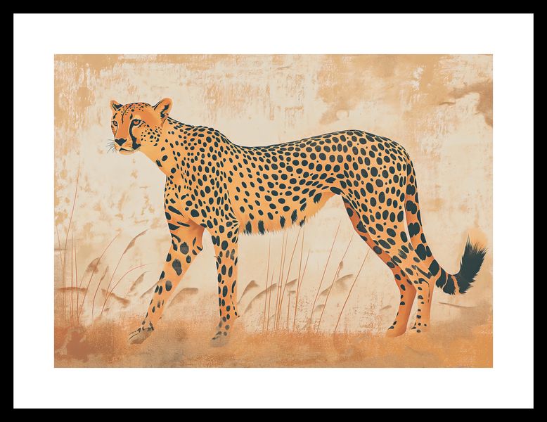 Plakat 35x25cm Gepard w Ruchu zdjęcie 3