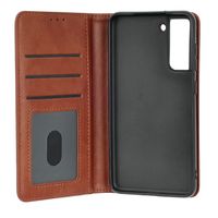 etui do samsung galaxy s21fe w395 brązowy