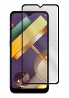 SZKŁO 5D NA CAŁY EKRAN DO LG K22 CZARNA RAMKA