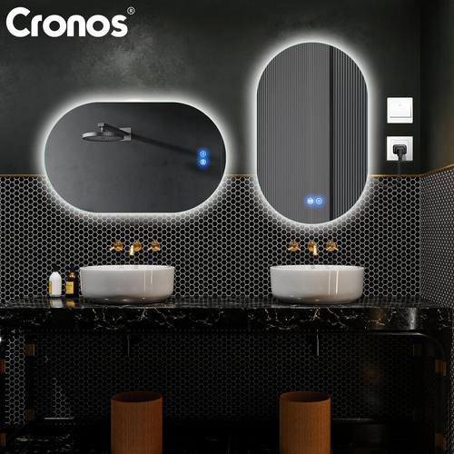 Lustro podgrzewane Cronos owalne 60x90cm na Arena.pl