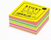 Karteczki Samoprzylepne Kolorowe 50X50Mm 250K