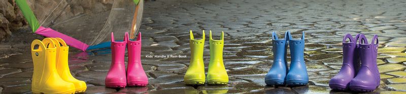 Dziecięce Lekkie Kalosze Gumowce Crocs Rain 30-31 zdjęcie 13