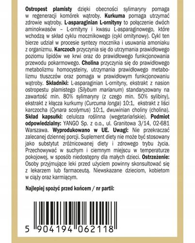 Hepasiv - Yango - 90 kaps - Pomaga Utrzymać Zdrowi na Arena.pl
