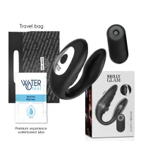 brilly glam couple pulsing & vibrating - model dla par z pilotem, fioletowy